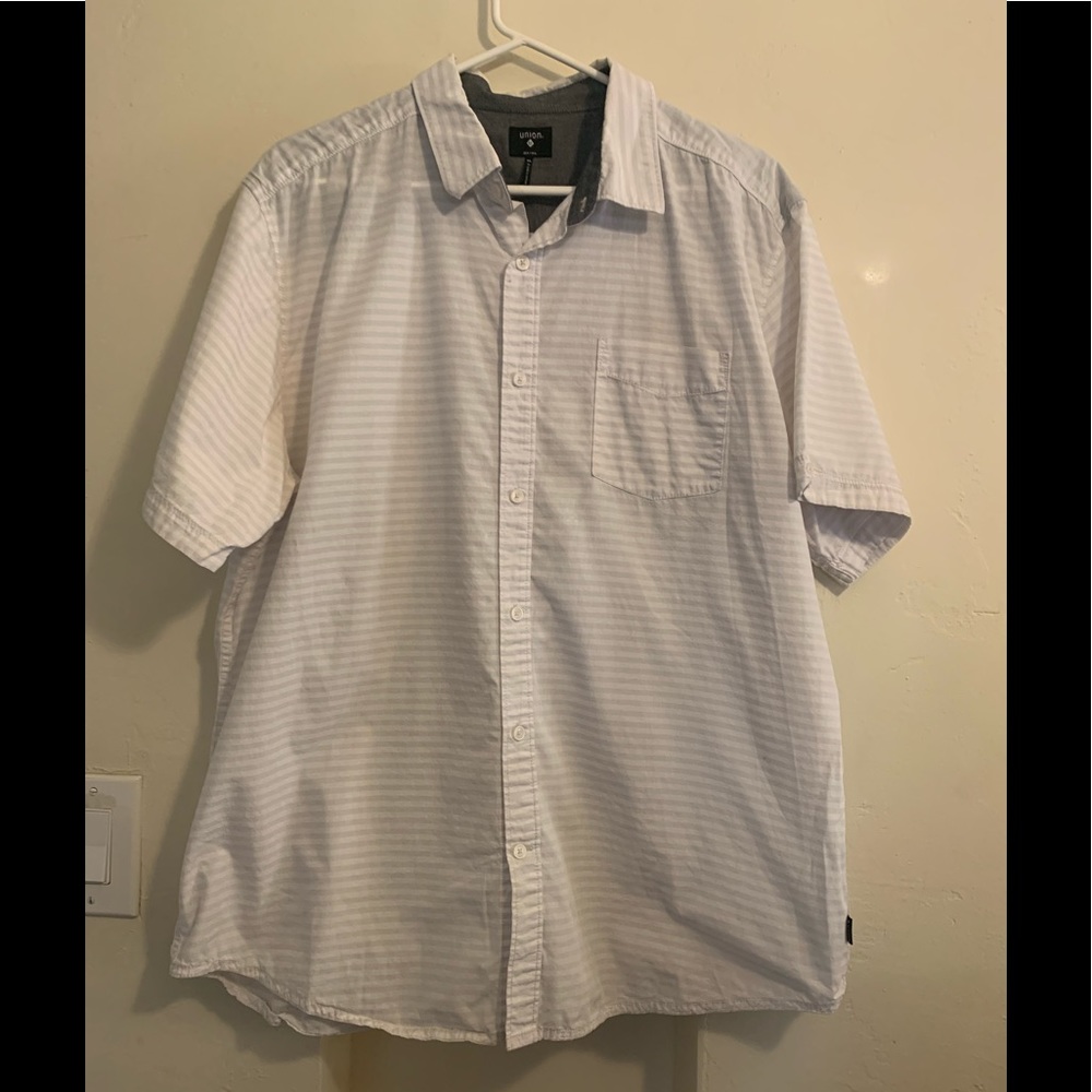 Union mens button up 100 cotton shirt